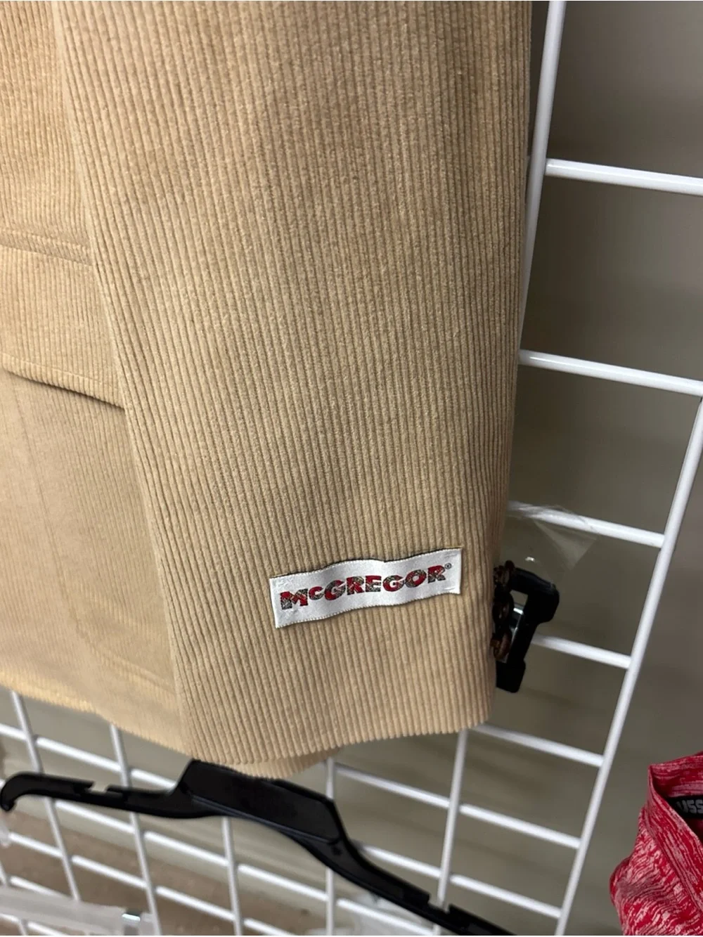 Vintage McGregor Corduroy Blazer NWT 42R Deadstock Dark Academia Camel Tan
